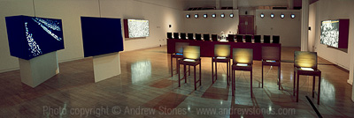 Andrew Stones - installation view, Bonington Gallery, Nottingham 1997
