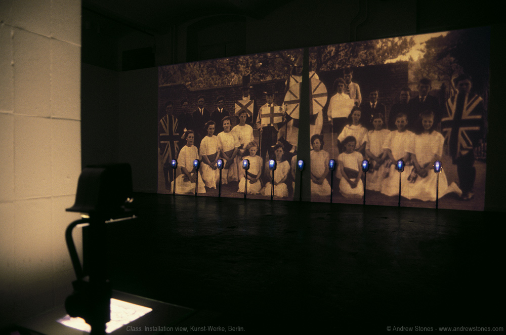 Andrew Stones - 'Class' - Installation with video and mixed media by UK artist Andrew Stones. Version: Kunst-Werke, Berlin.